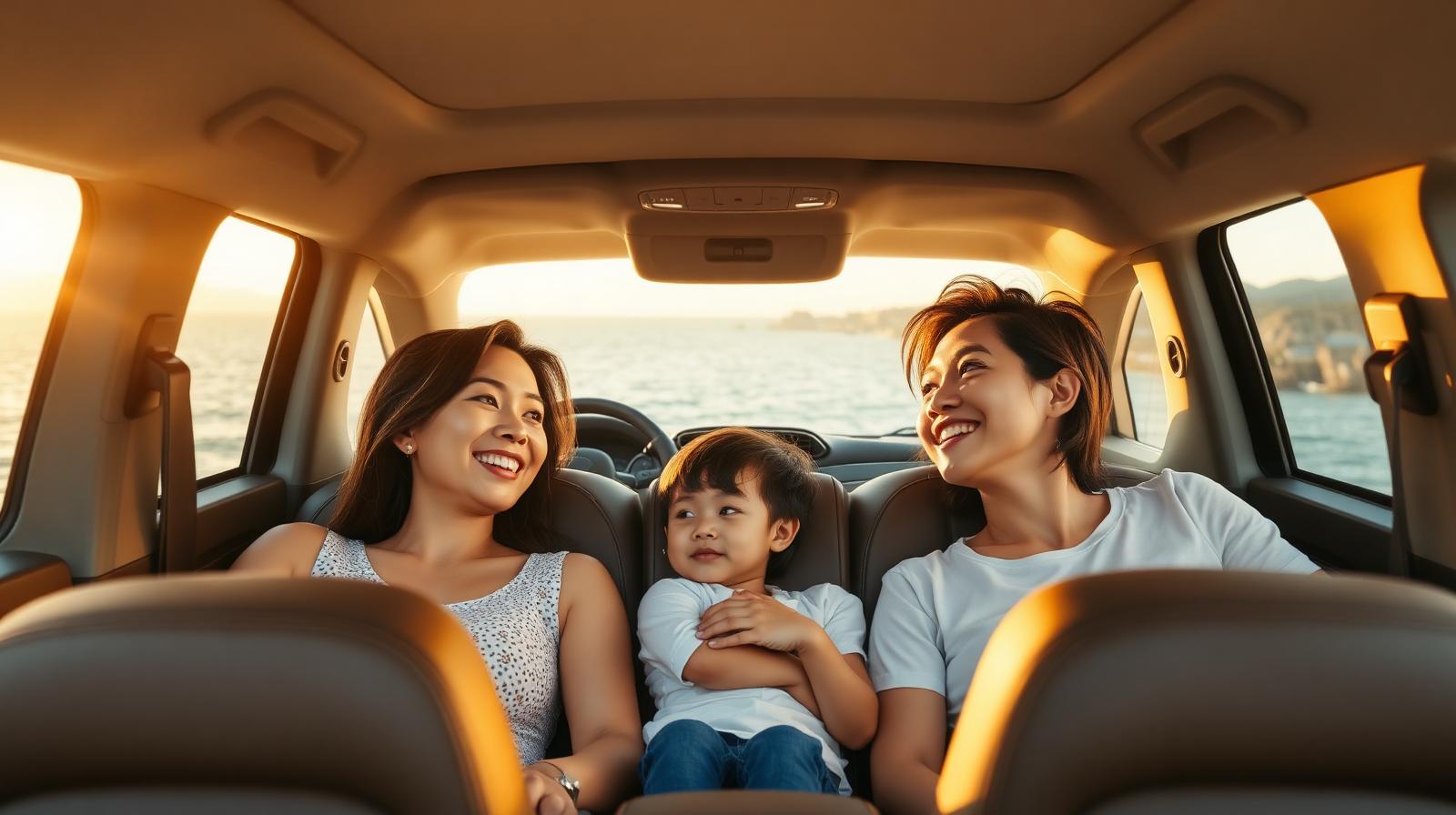Trải nghiệm — Thoải mái trên xe